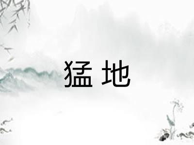 猛地