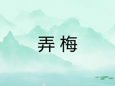 弄梅