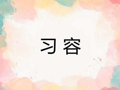 习容