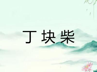 丁块柴