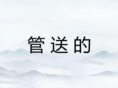 管送的