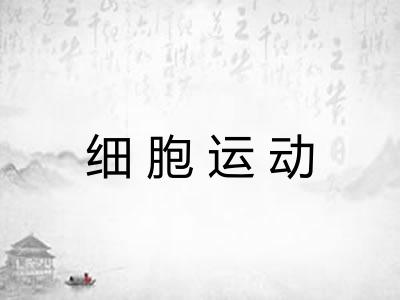 细胞运动