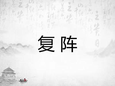 复阵