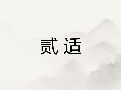 贰适